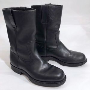 Frye women mid calf moto boots